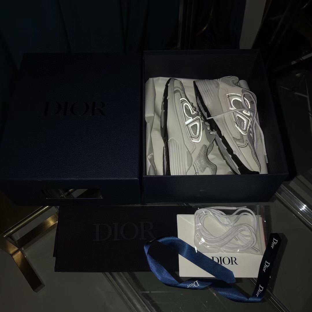 Women's Gray and white DB sneaker