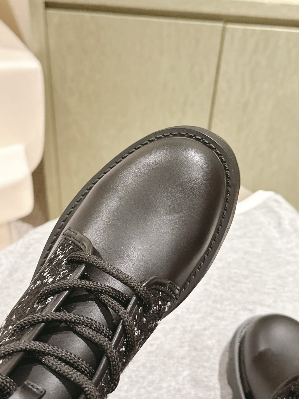 Black & White D-Major Ankle Boot