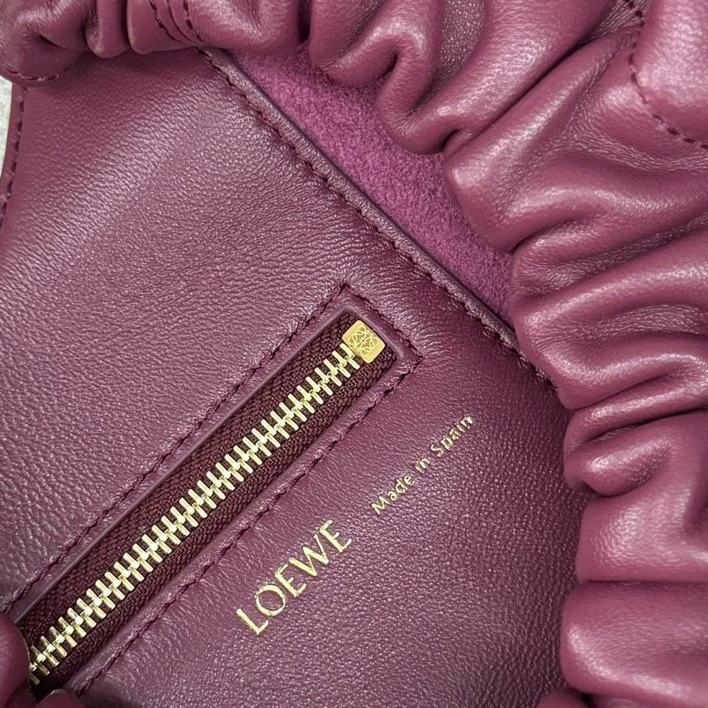 Crimson Small Squeeze Bag