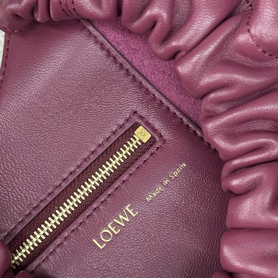 Crimson Small Squeeze Bag