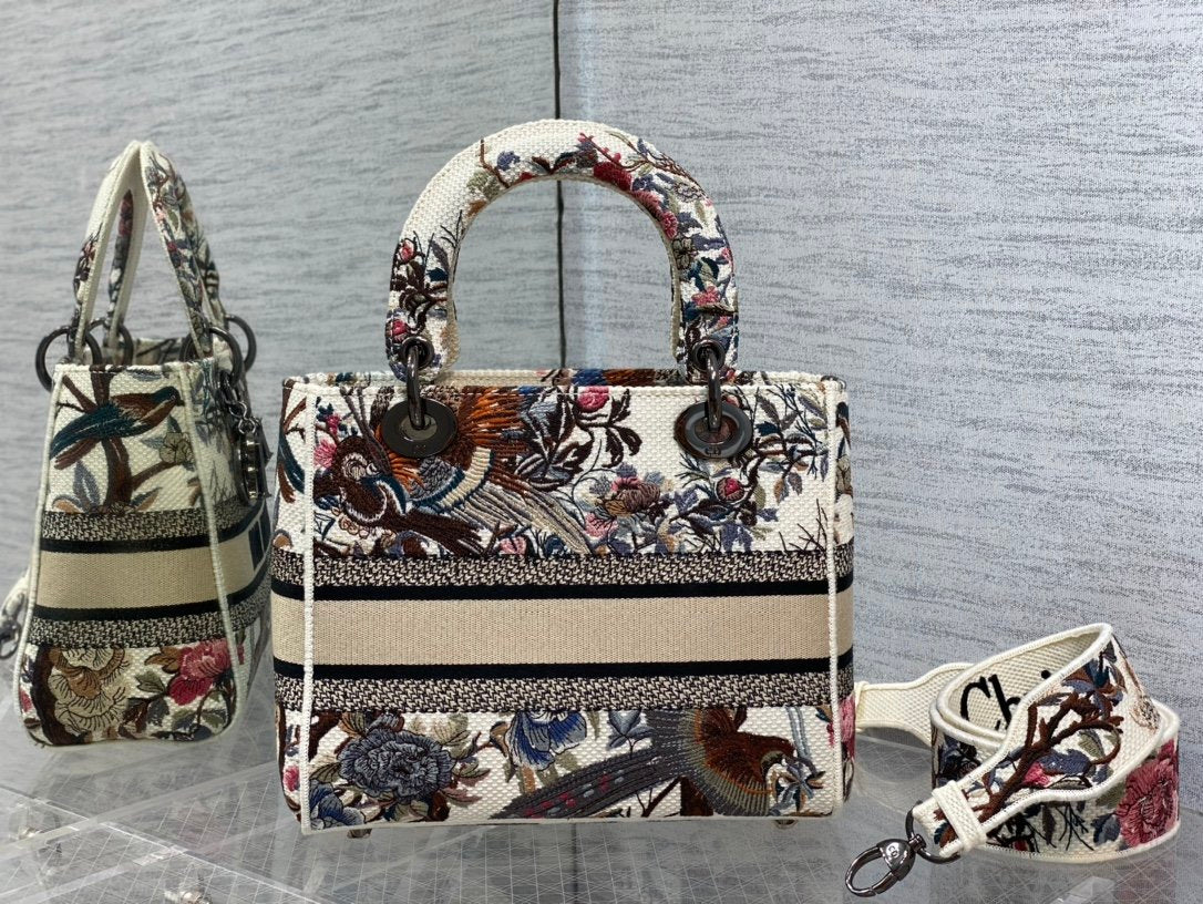 Ecru multicolor medium LD-lite bag