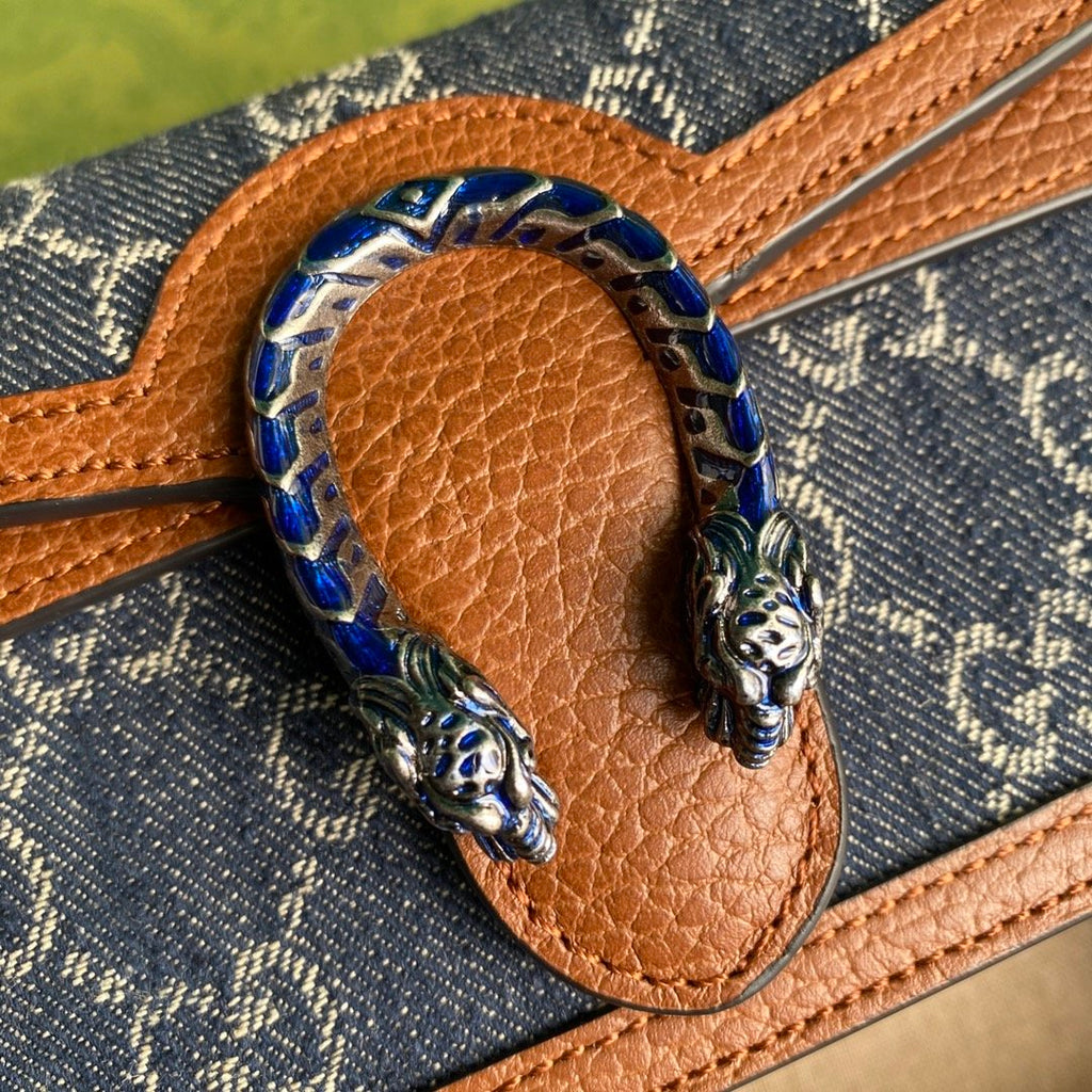 Dark blue super mini bag