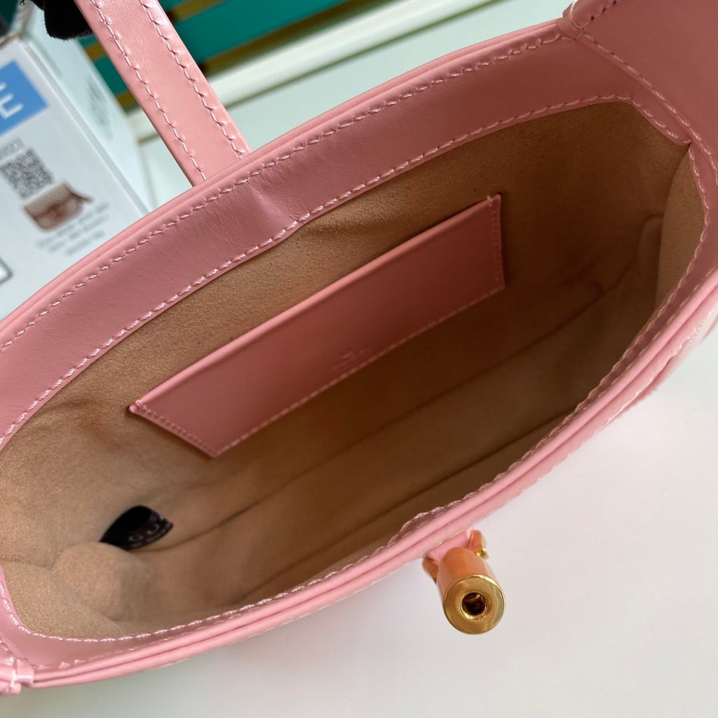 Light pink GJ 1961 mini shoulder bag