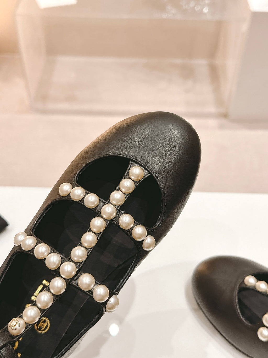 Black MJ With Pearls