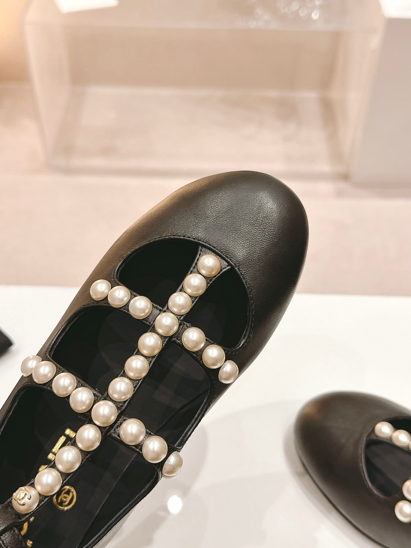 Black MJ With Pearls