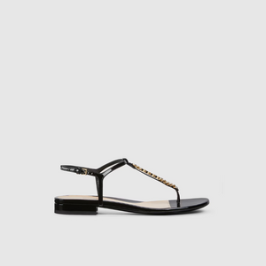 Black GS Thong Sandal