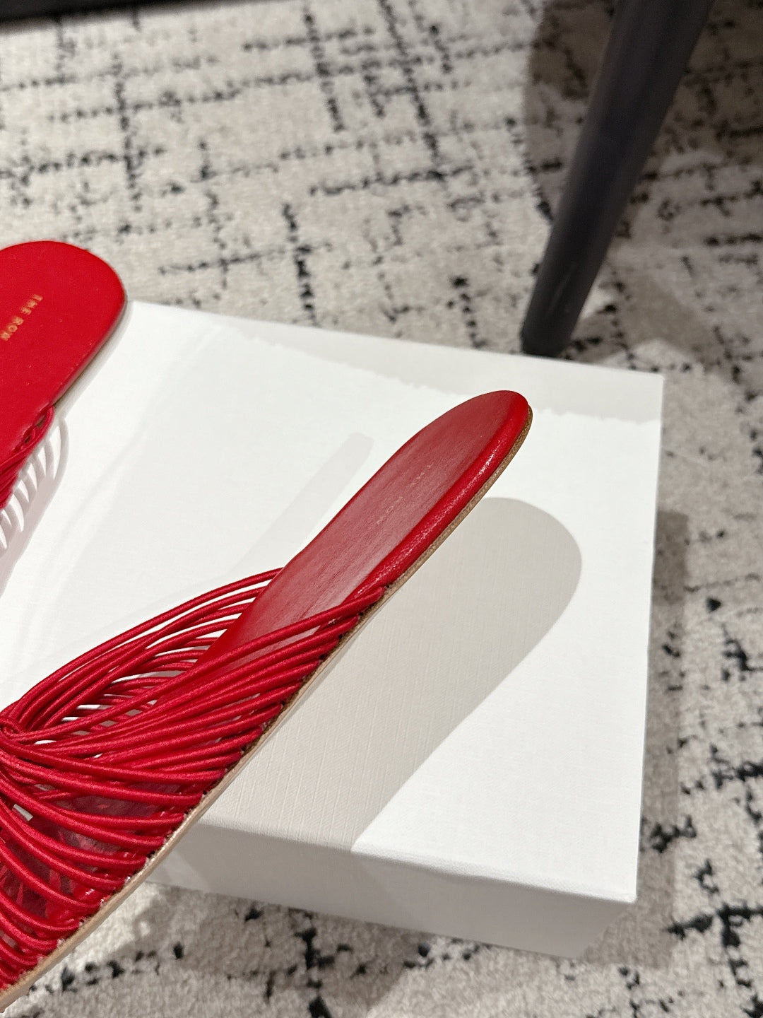 Red Sara Slide Sandal