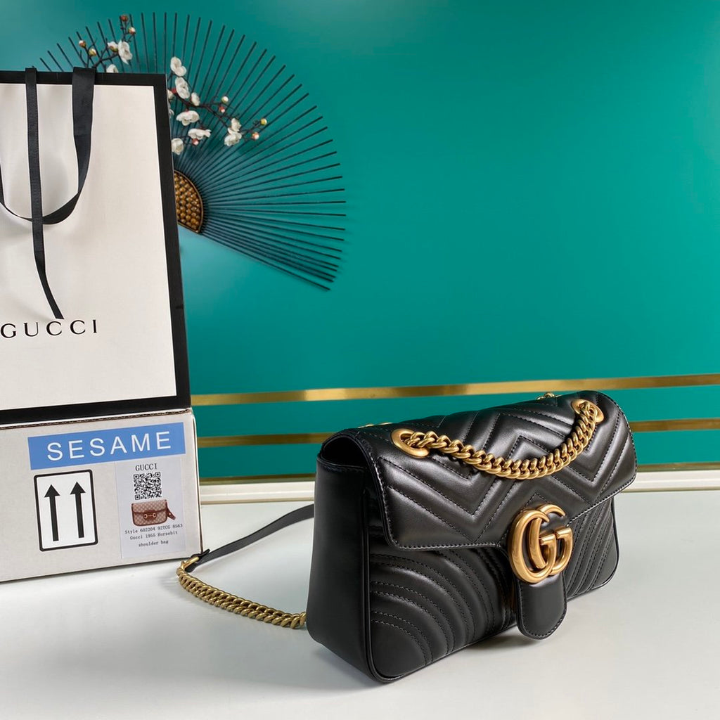 Black GM small shoulder bag