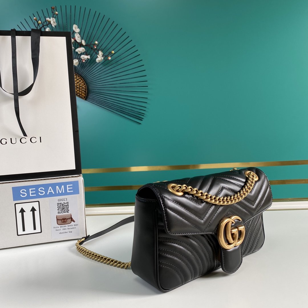 Black GM small shoulder bag