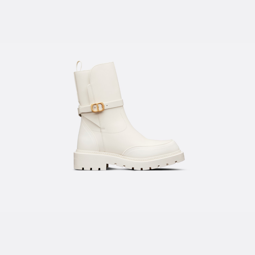 White Empreinte Ankle Boot