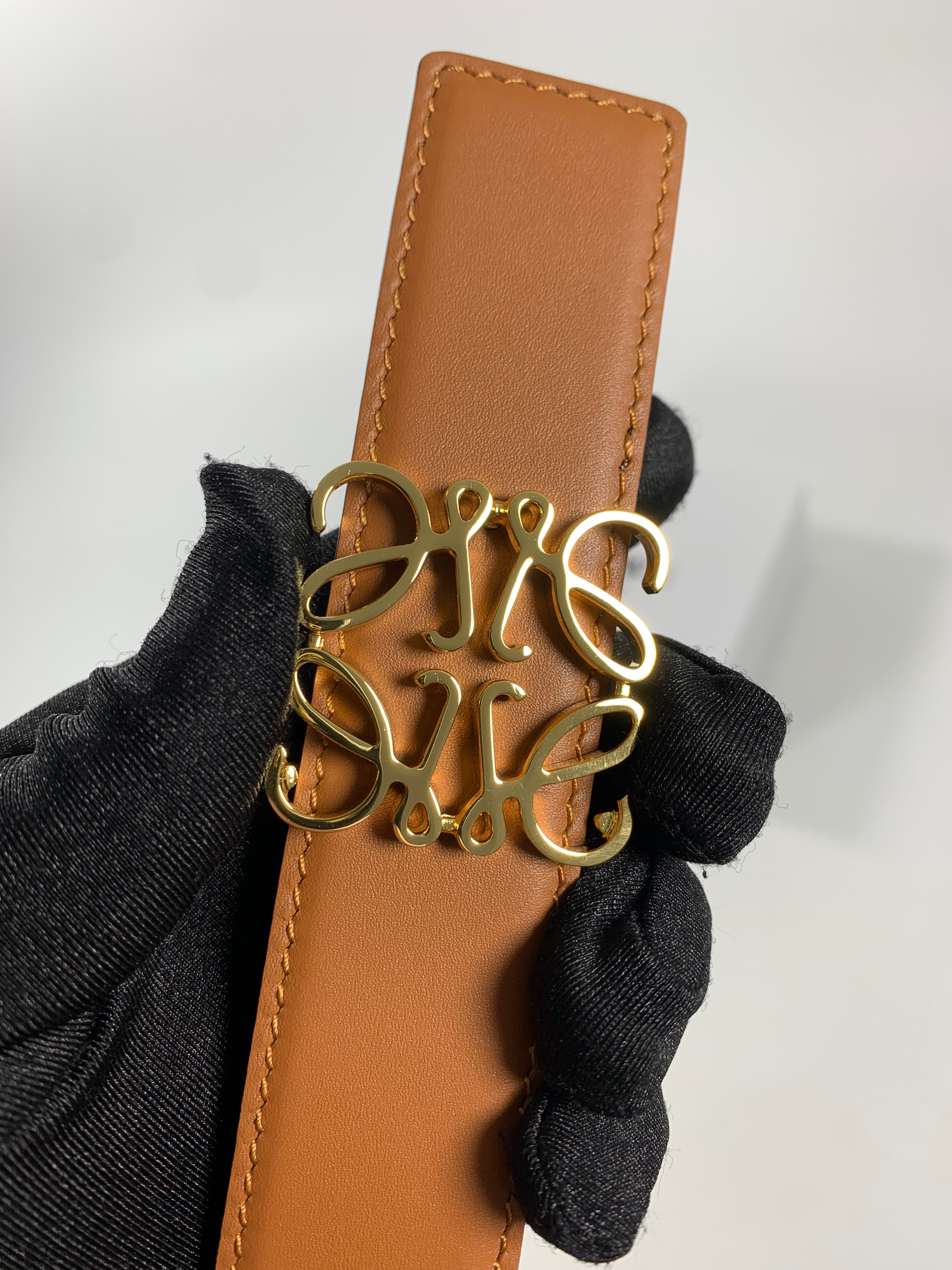 Brown Buckle Leather Belt