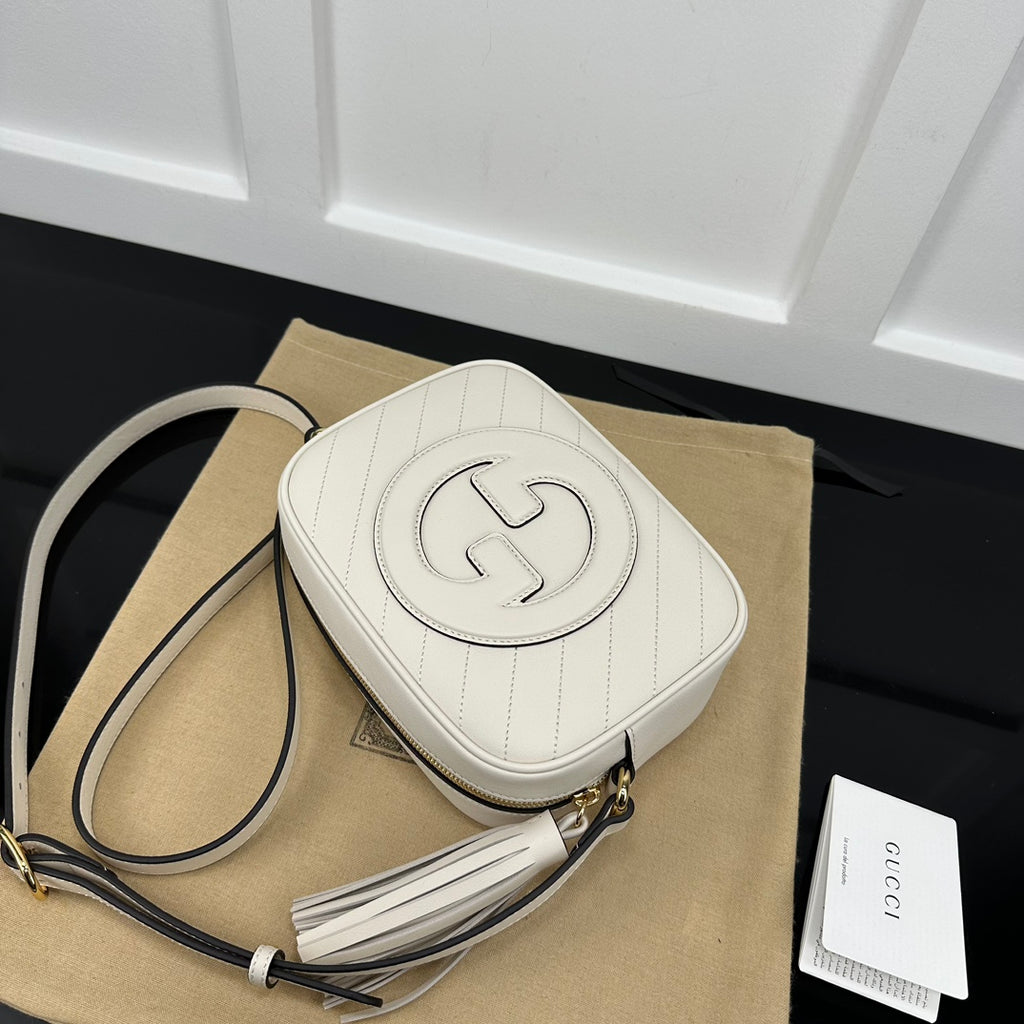 White GB Small Shoulder Bag
