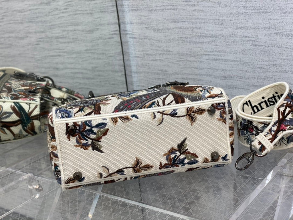 Ecru multicolor medium LD-lite bag