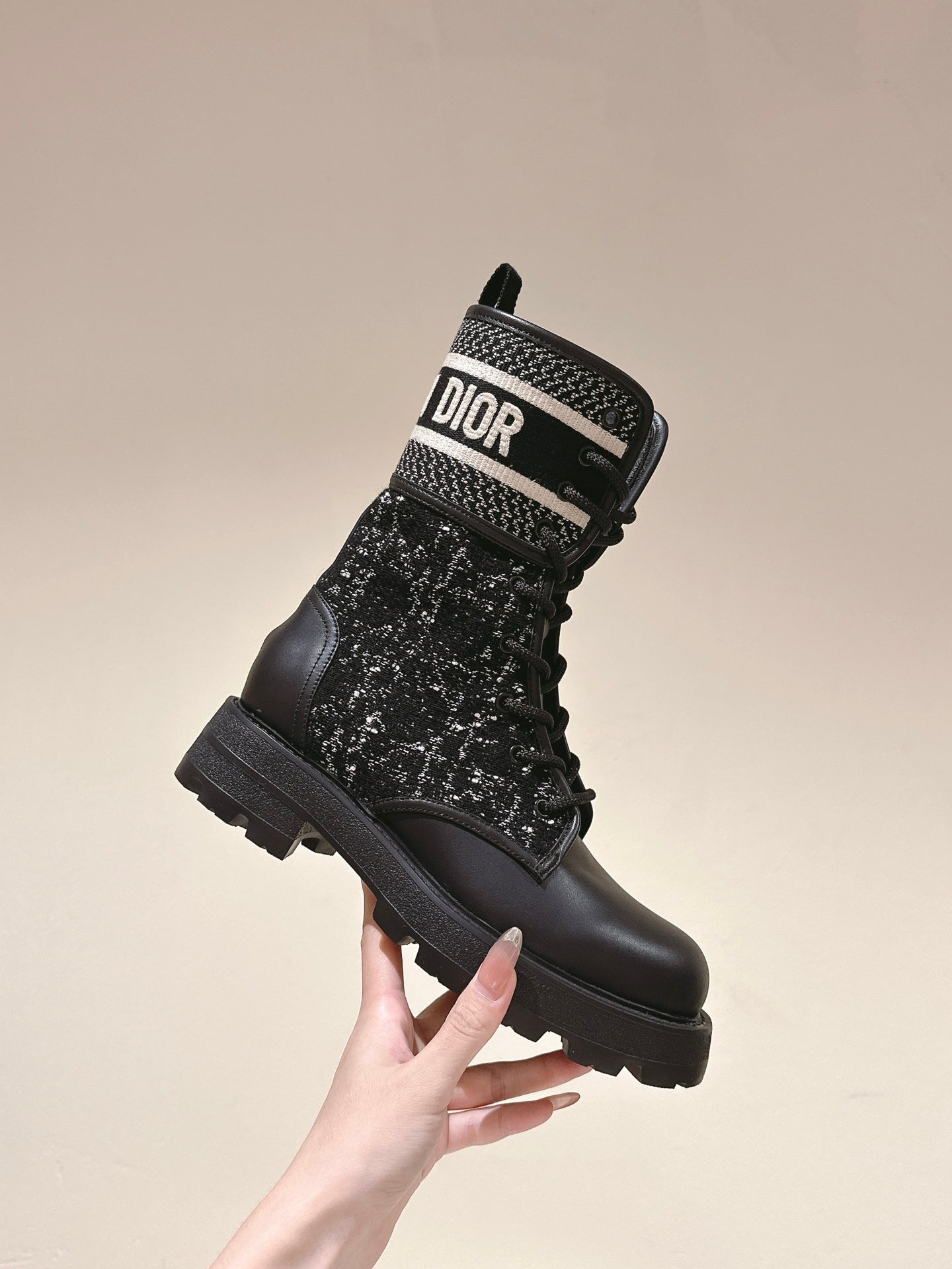 Black & White D-Major Ankle Boot