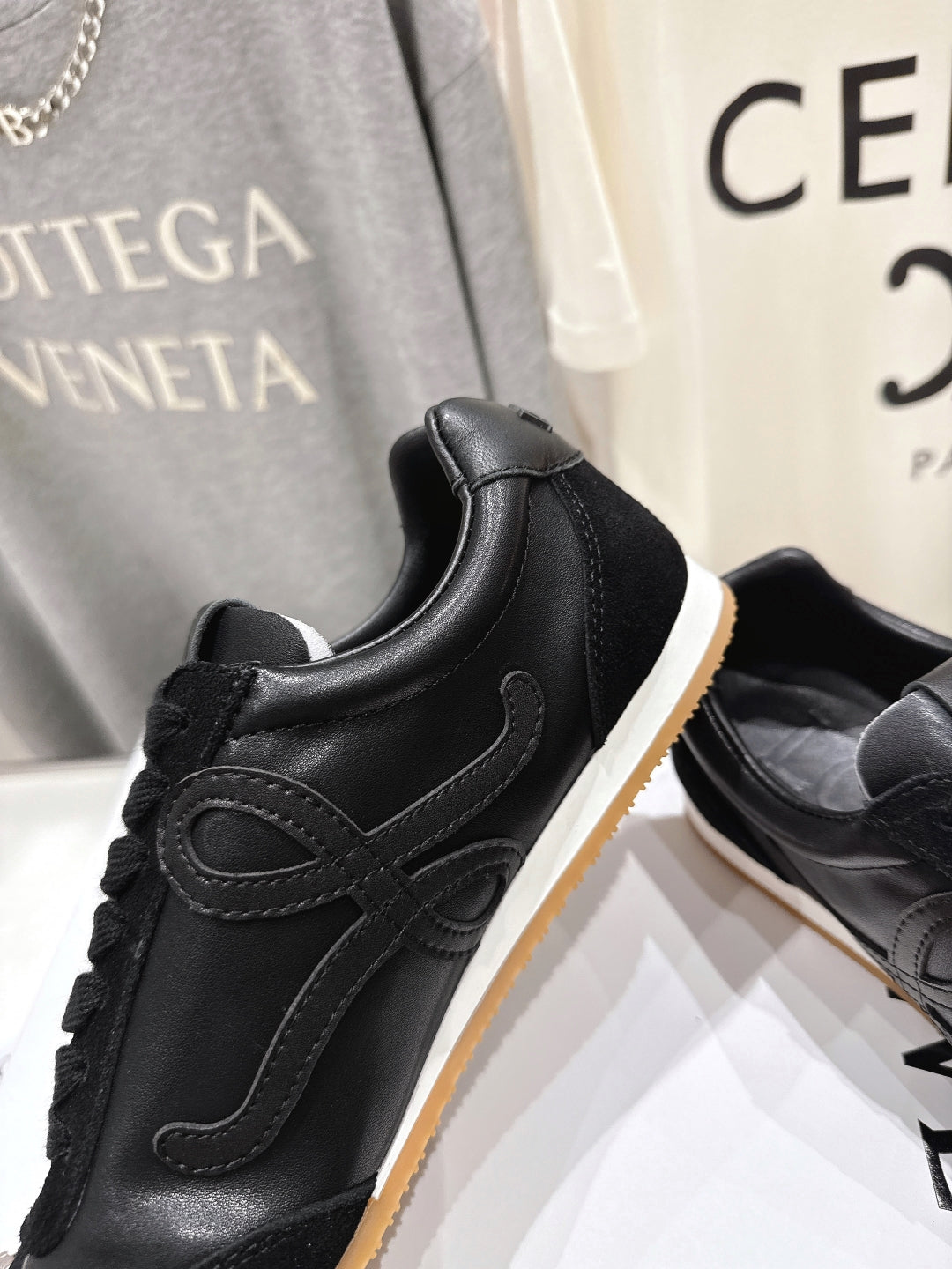 Men's Black Ballet Runner 2.0 In Soft Leather