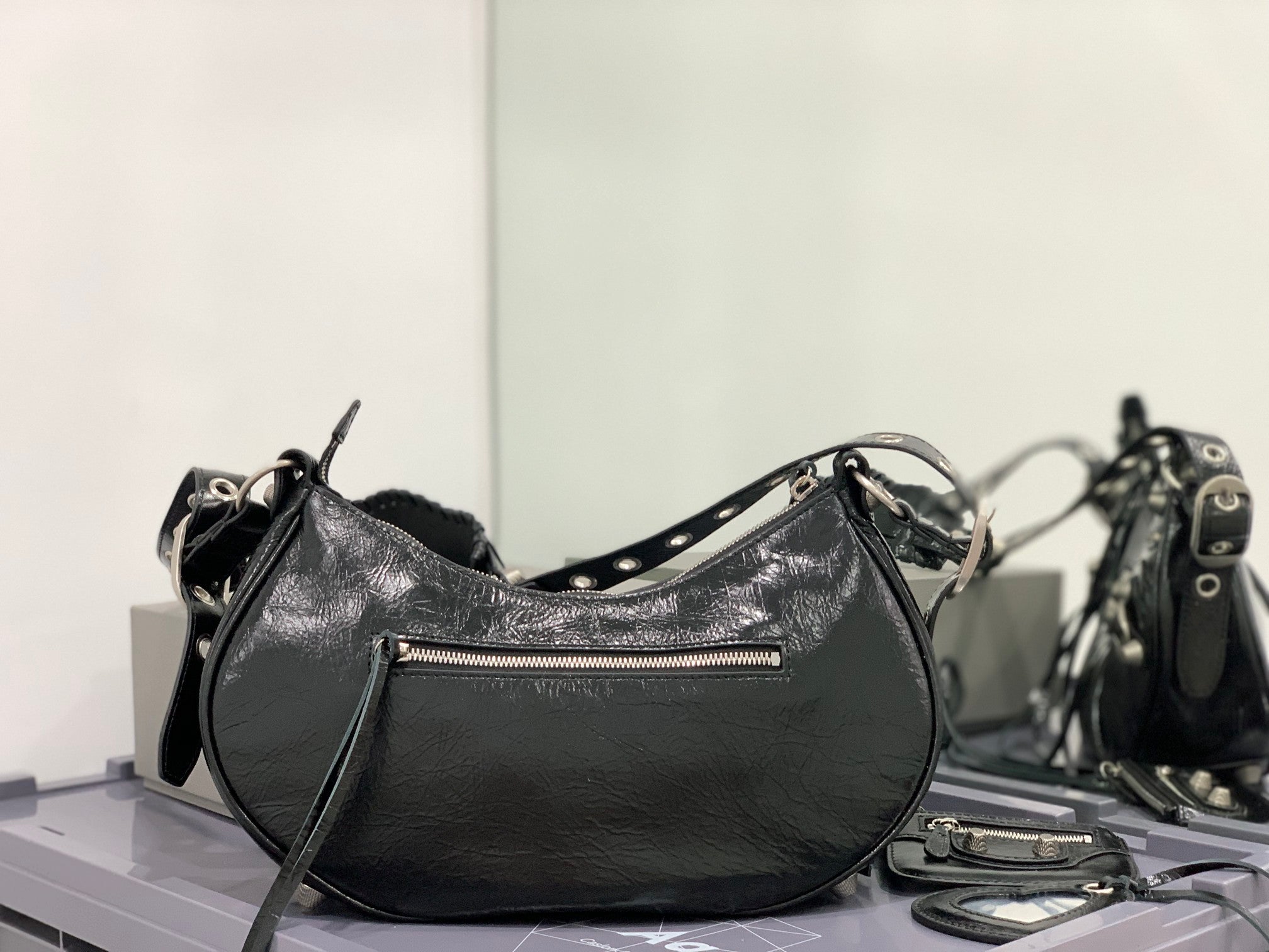 Black LC small shoulder bag