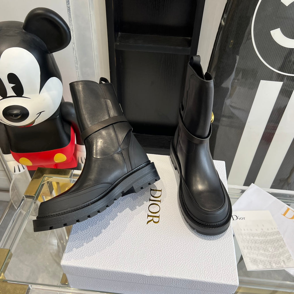 Black Empreinte Ankle Boot