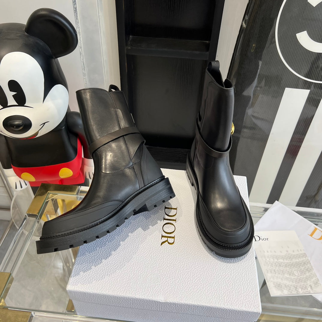 Black Empreinte Ankle Boot