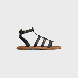 Black Gladiator Sandal