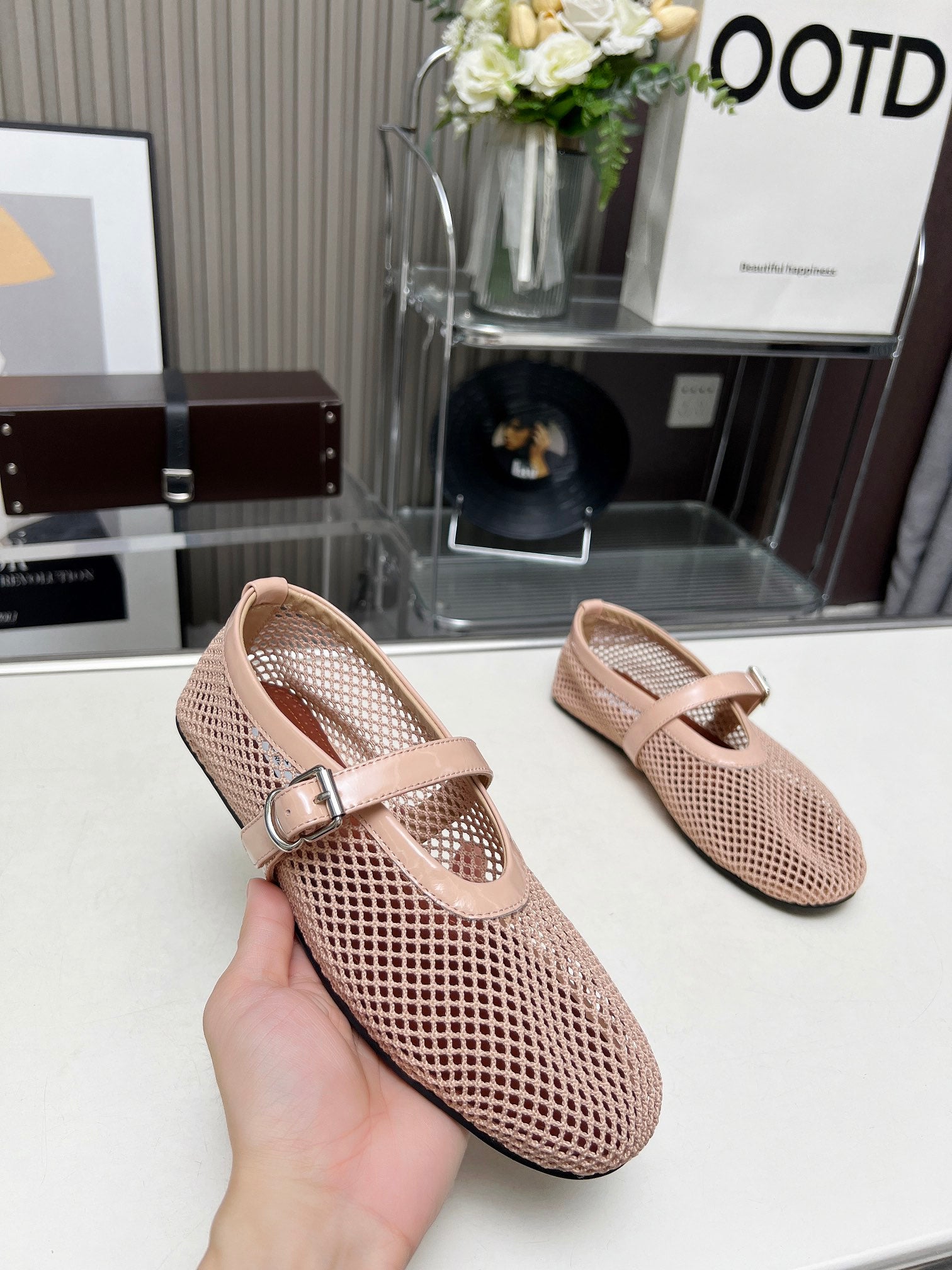 Nude AF Ballet Flats