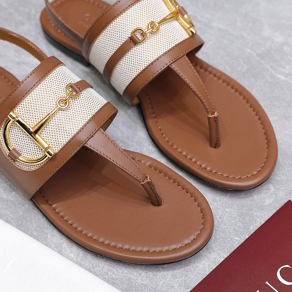 Light Brown Thong Sandal