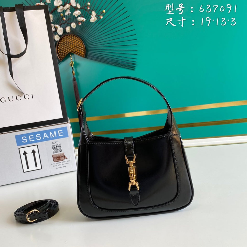 Black GJ 1961 mini shoulder bag