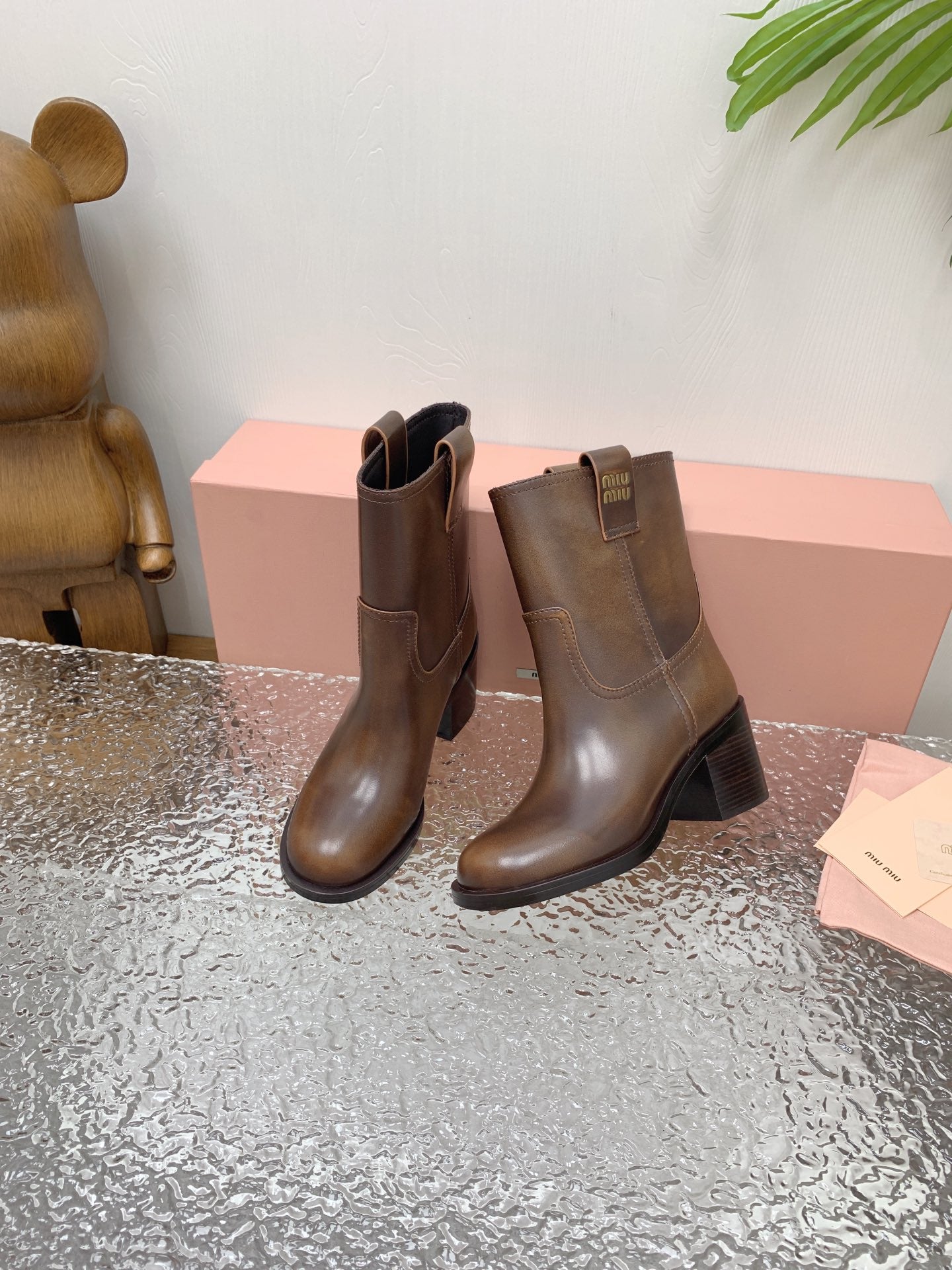 Sienna MM Leather Booties
