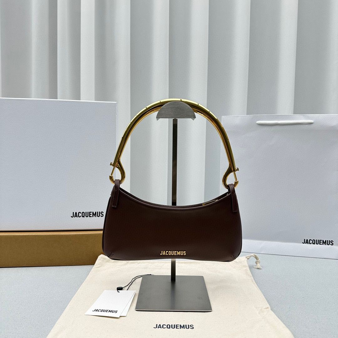 Dark Brown LB Carabiner Strap Shoulder Bag