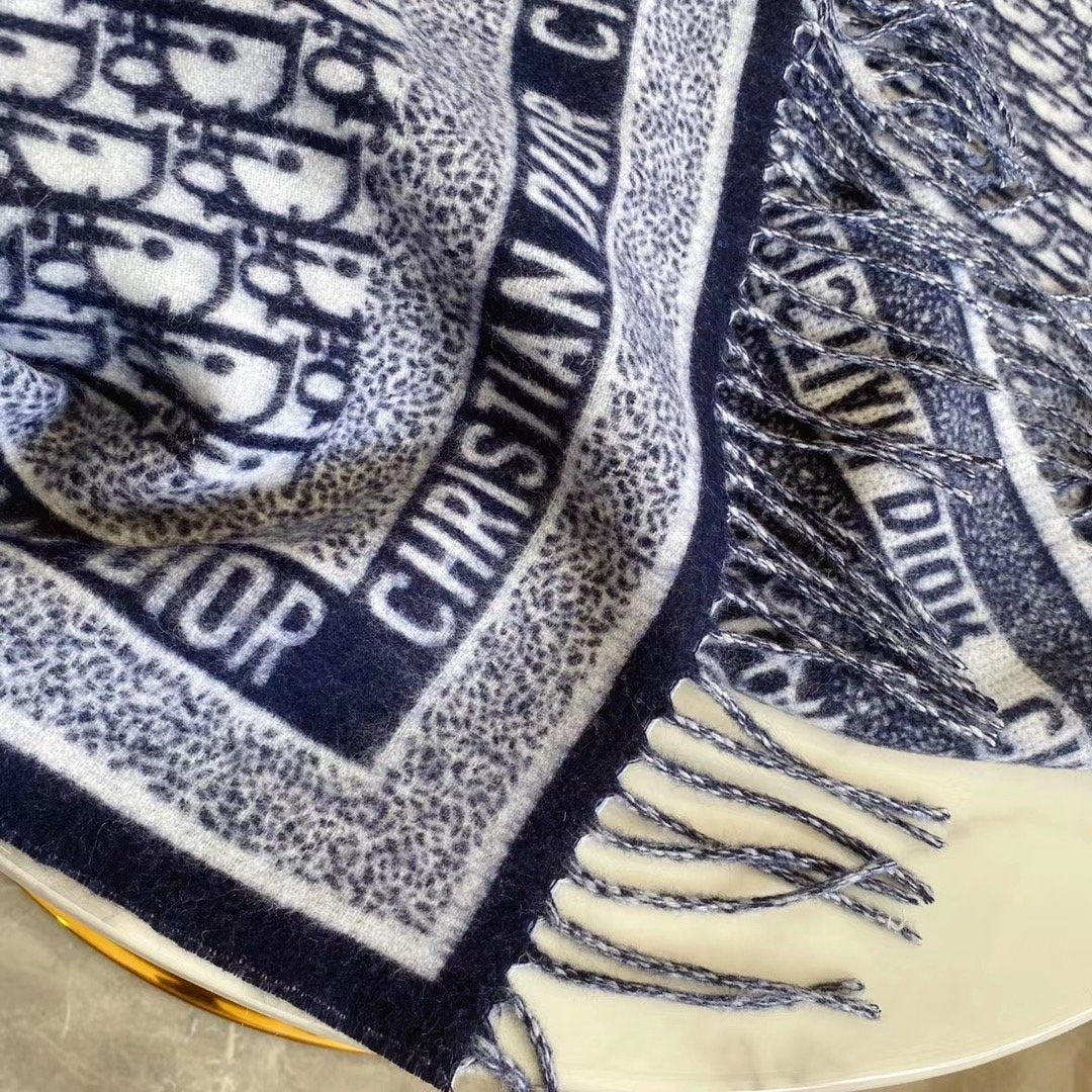 Blue Oblique blanket