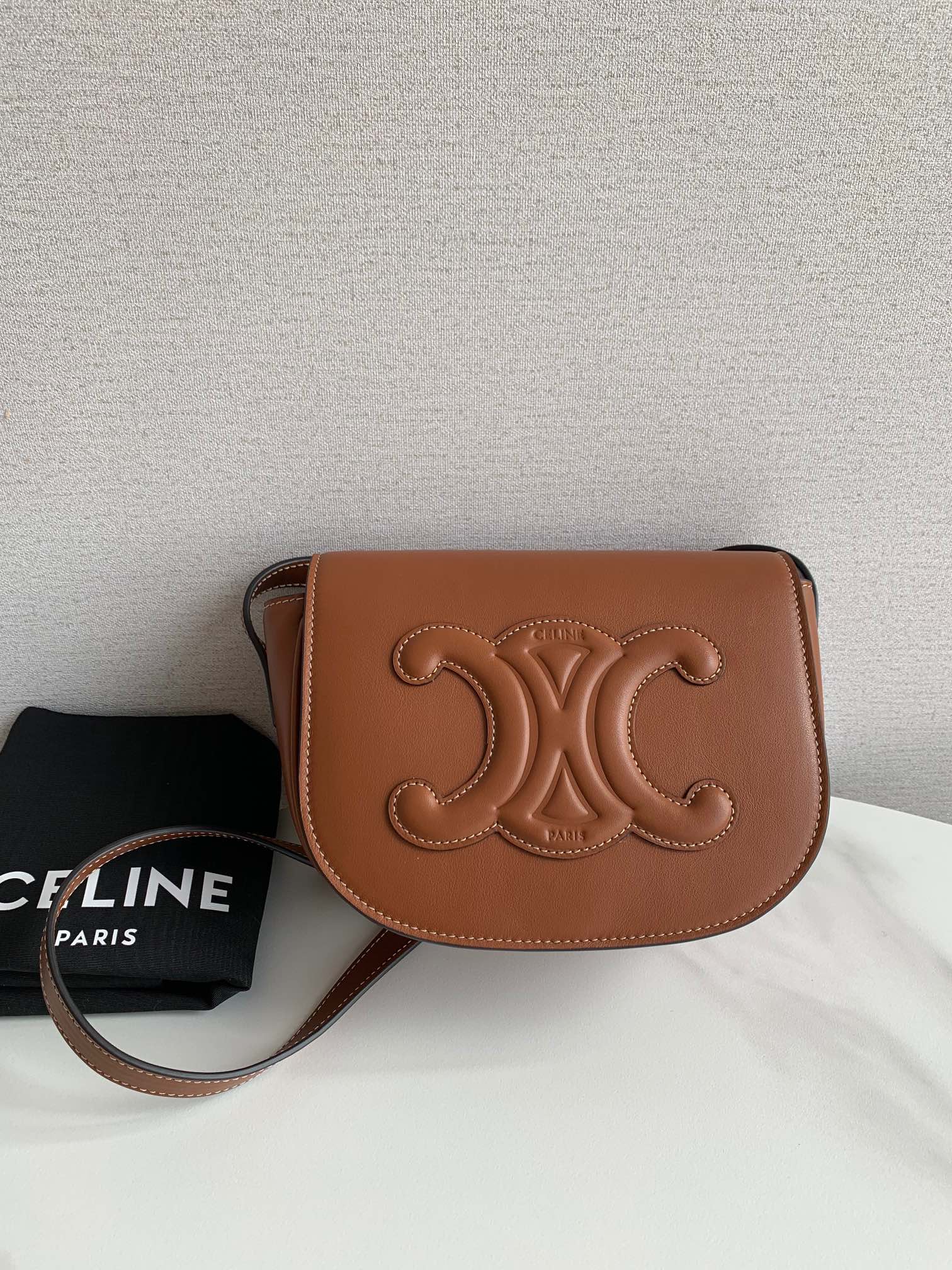 Tan FC triomphe bag