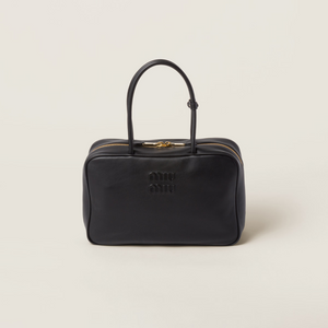 Black Leather Beau Bag