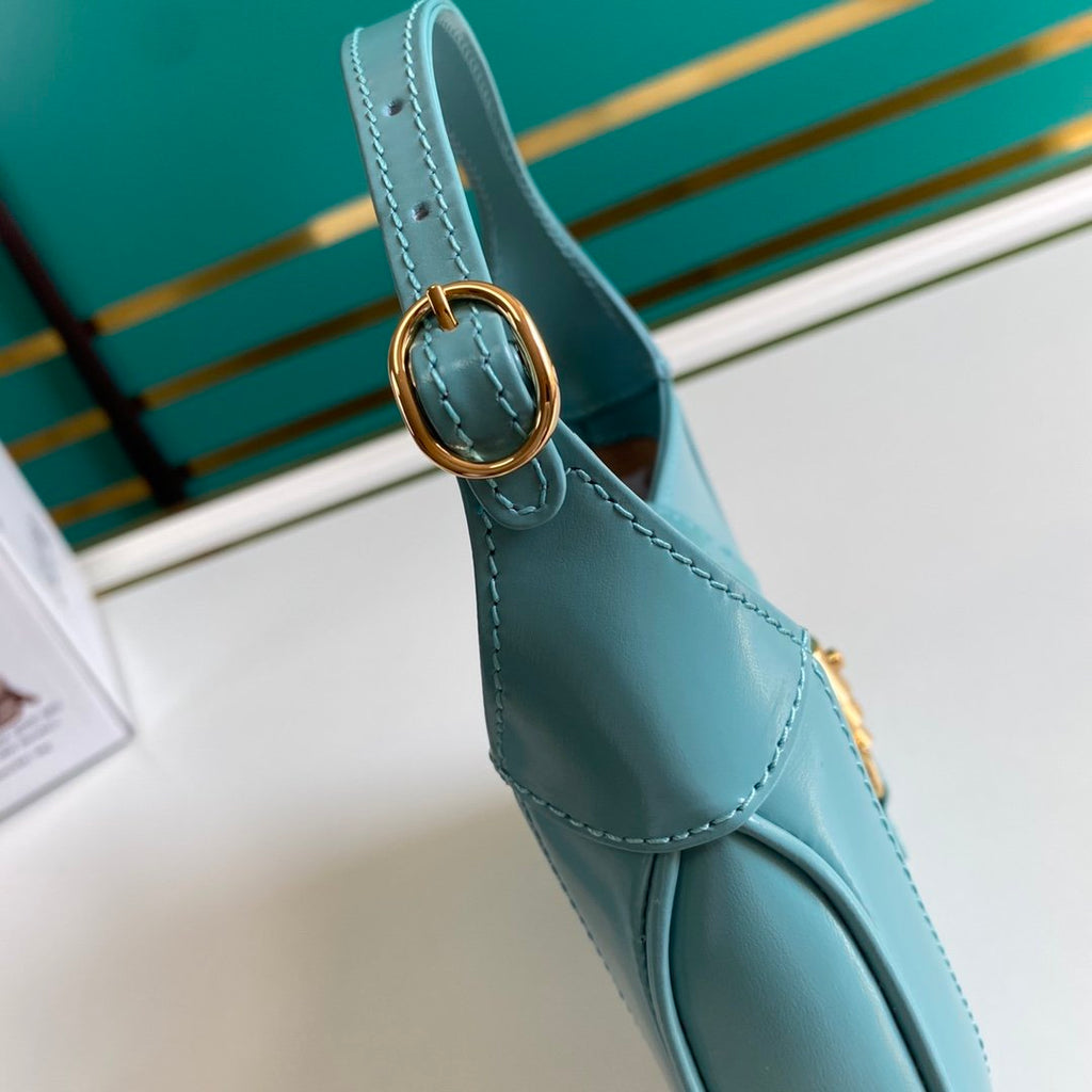 Light blue GJ 1961 mini shoulder bag