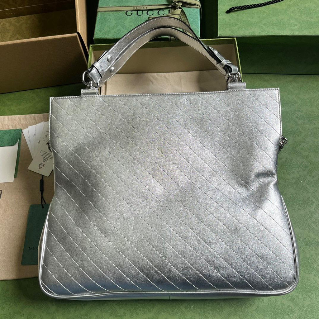 Silver GB Small Tote Bag