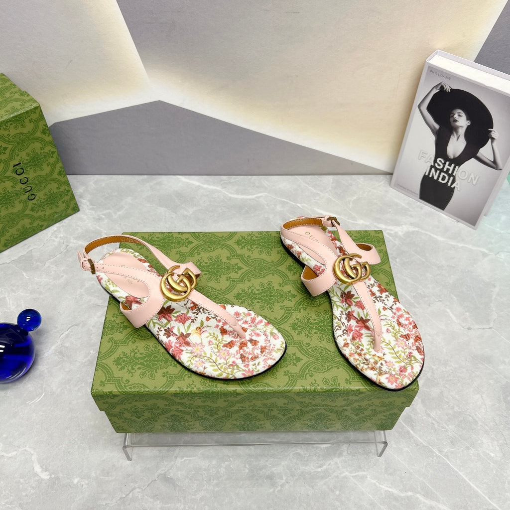 Pink G Thong Sandal