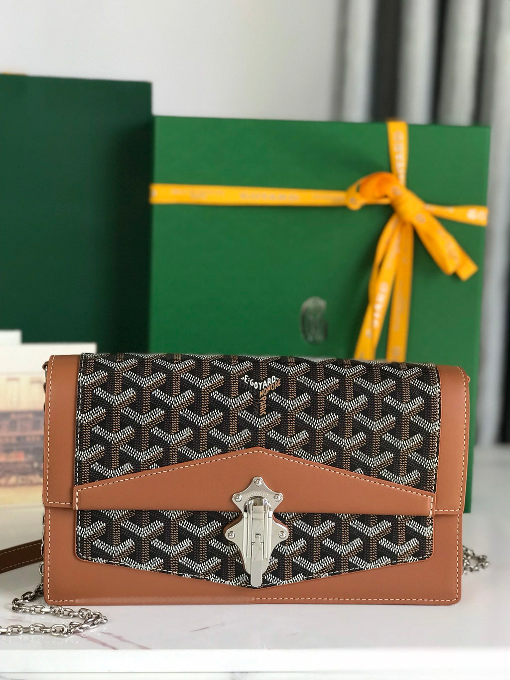 Black & Tan Duchesse Marie-Caroline Bag