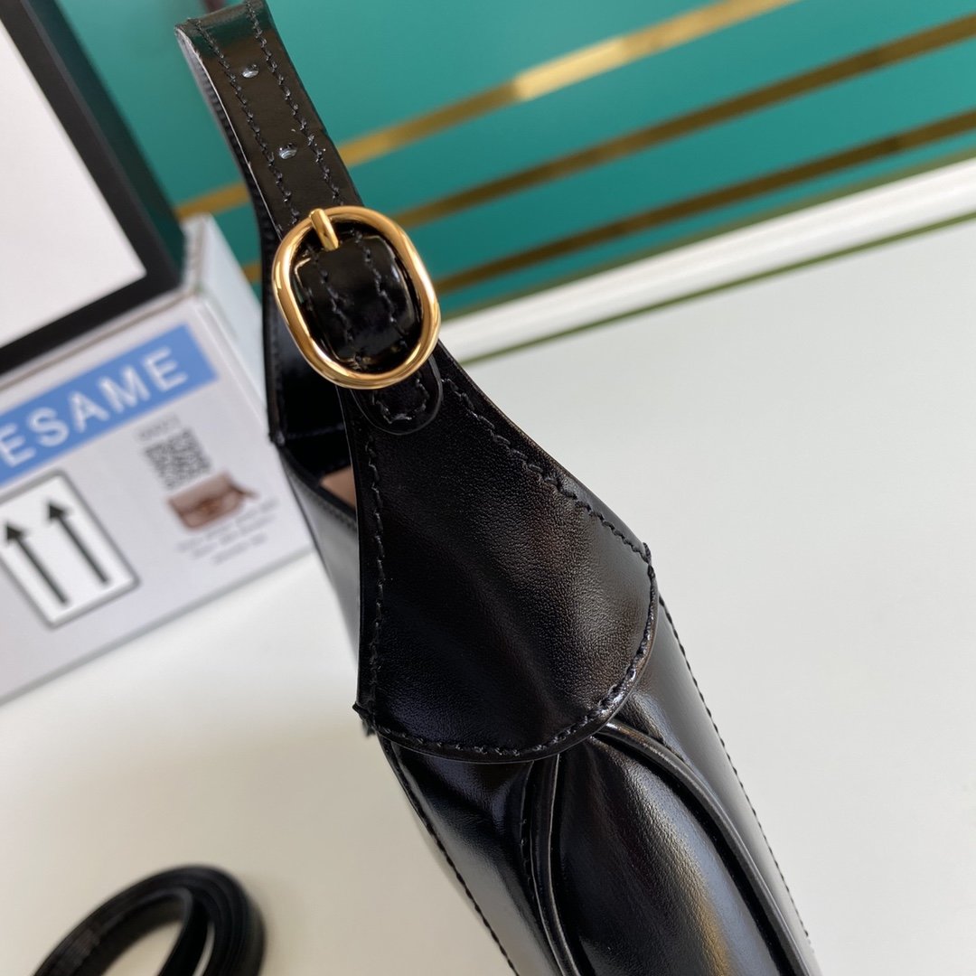 Black GJ 1961 mini shoulder bag