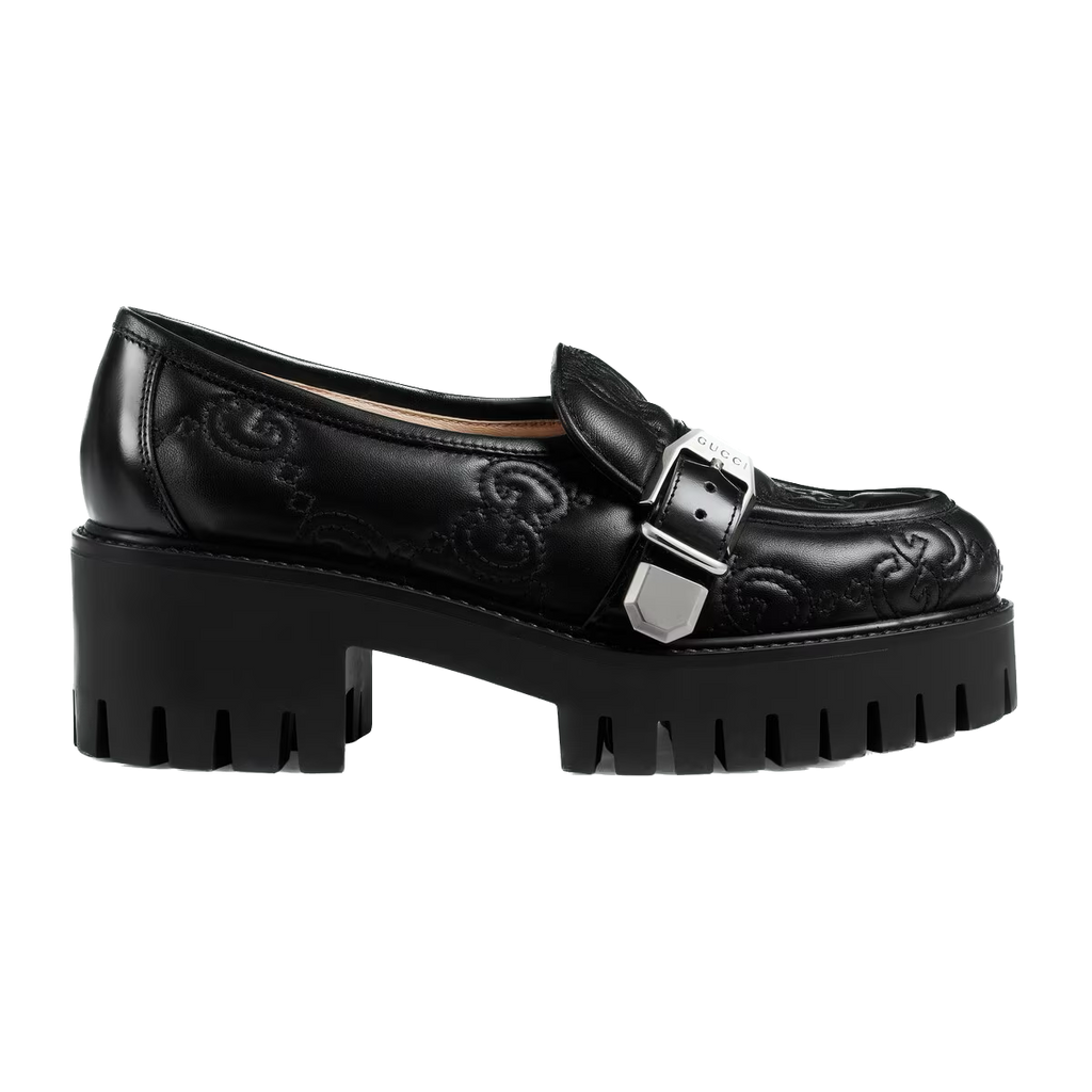 Black G Matelassé loafer