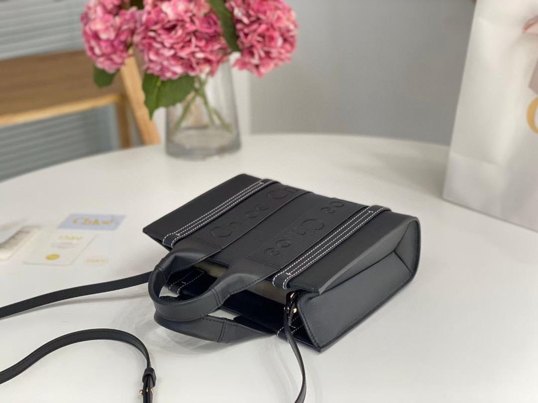 Black CW small tote bag