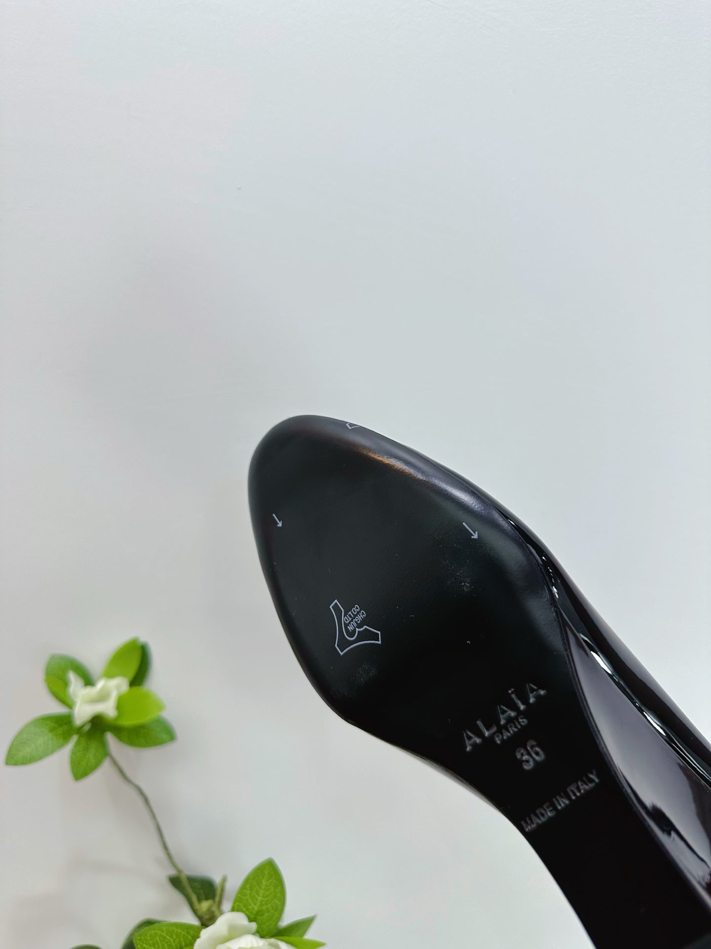 Black Curve Wedge Mules