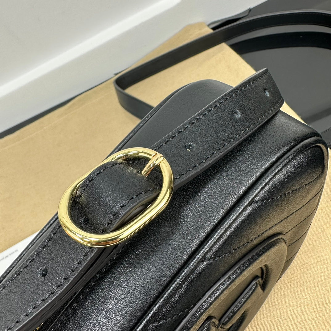 Black GB Small Shoulder Bag