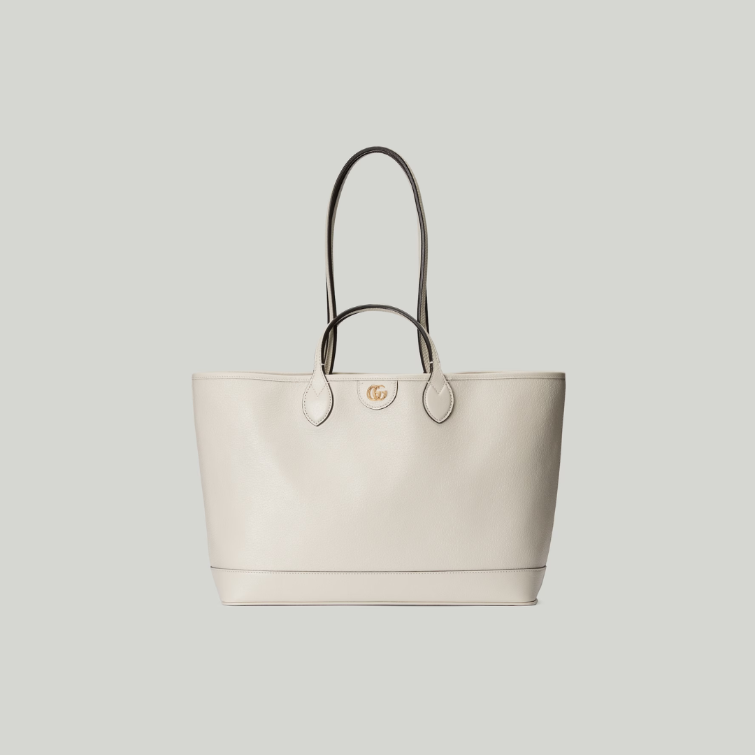 White GO Medium Tote Bag