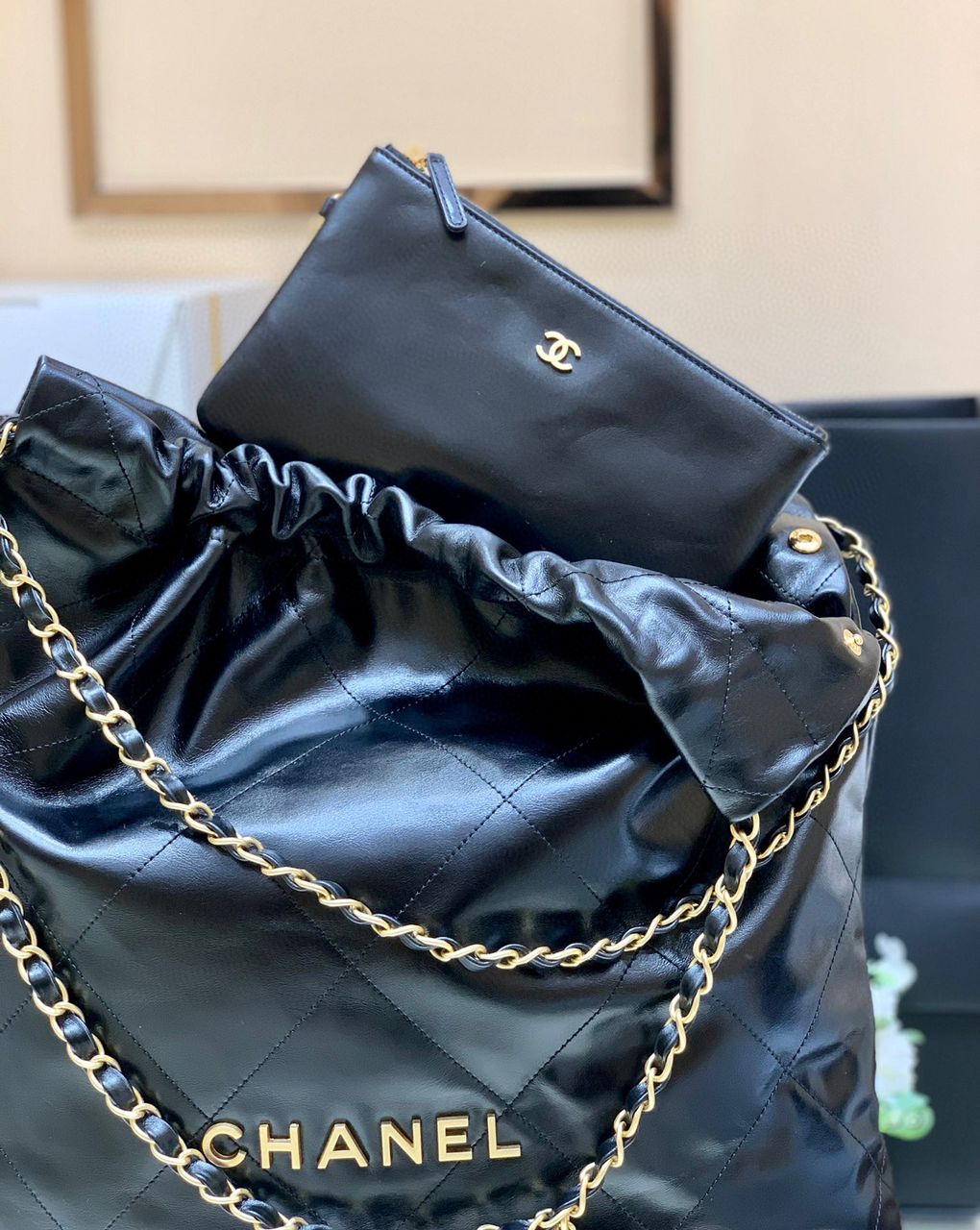 Black C22 large handbag