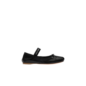 Black M Leather ballerinas