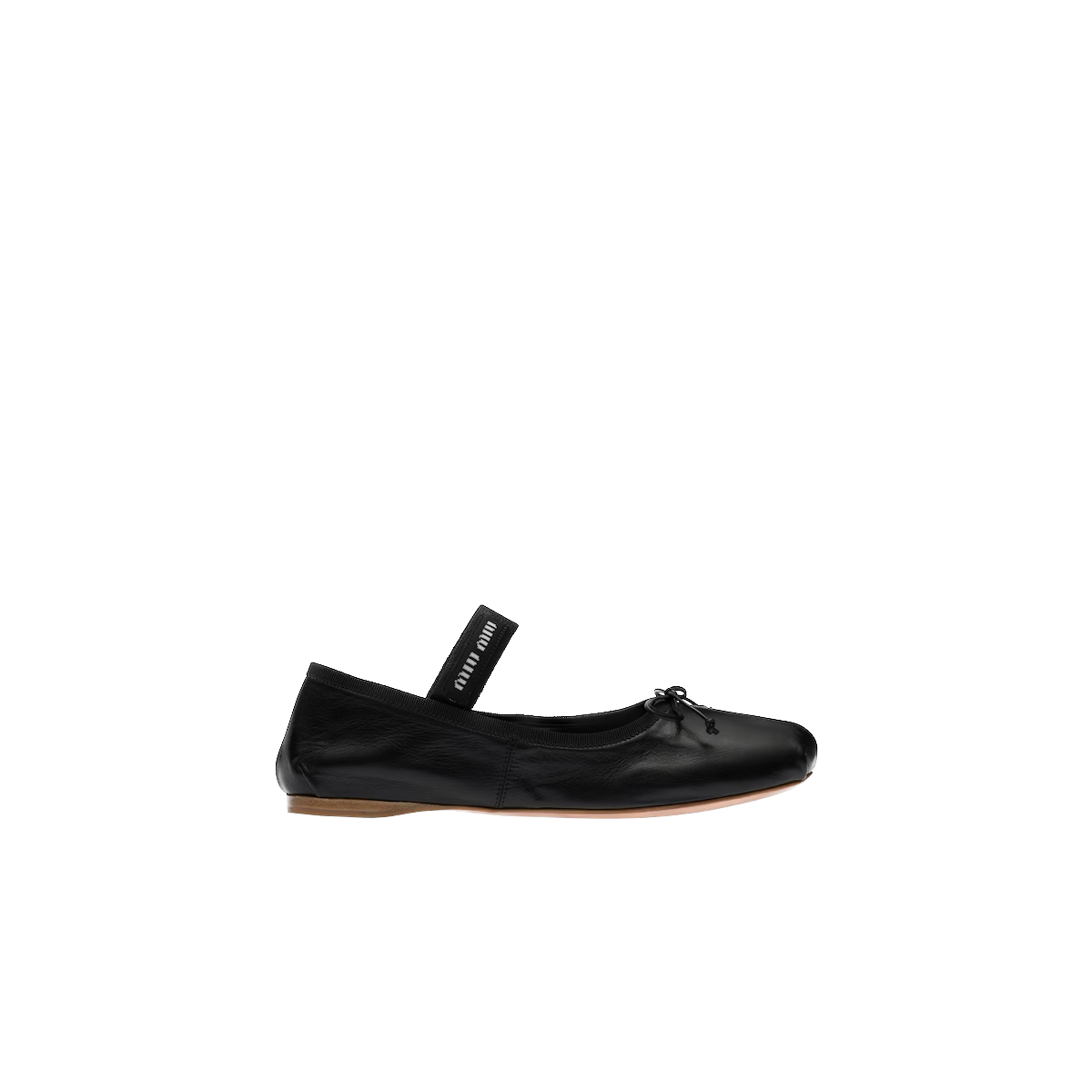 Black M Leather ballerinas