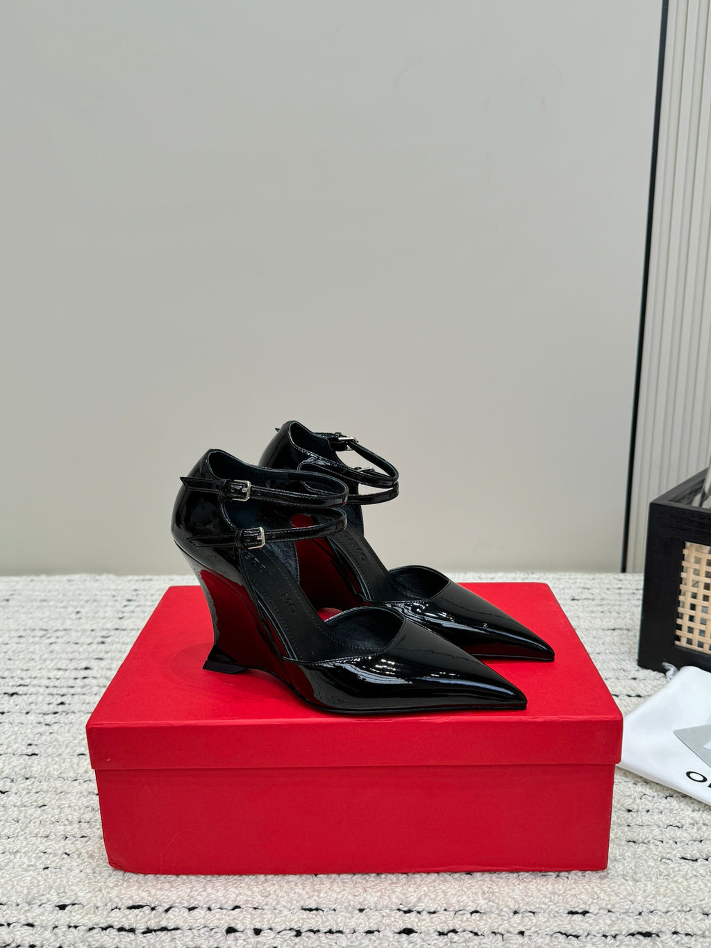 Black Pump With Wedge Heel