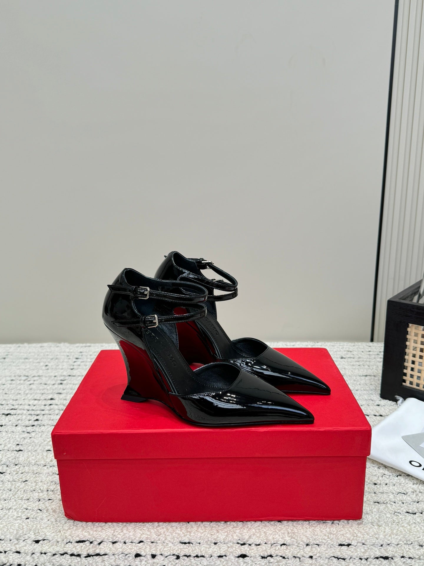 Black Pump With Wedge Heel