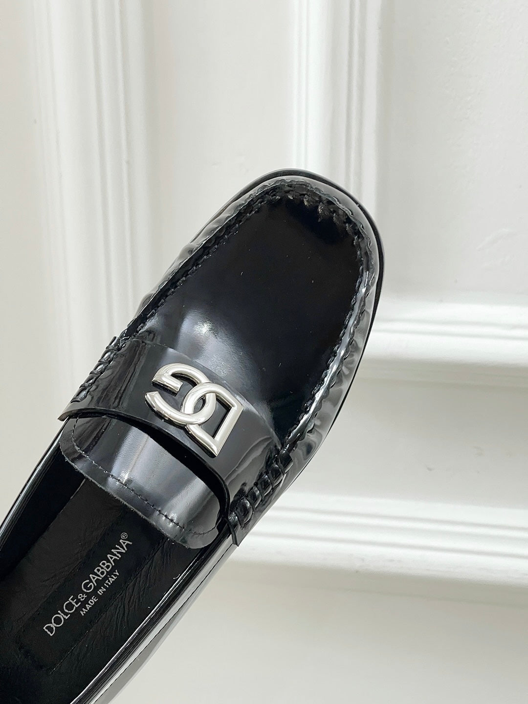 Black Polished Loafers
