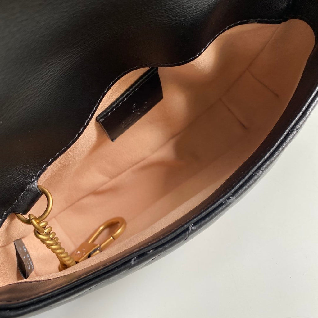 Black GM super mini shoulder bag