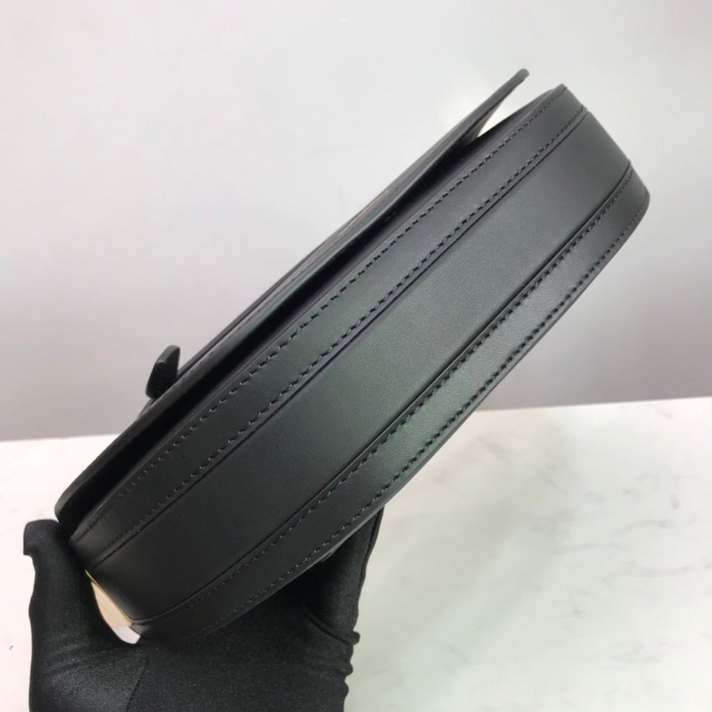 Black small leather BO bag