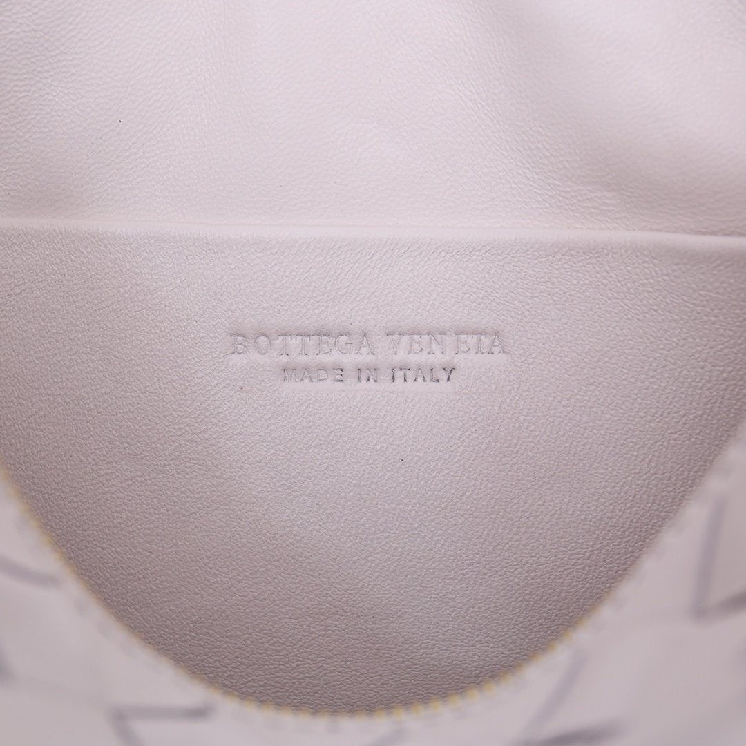 White LC cross-body mini bag